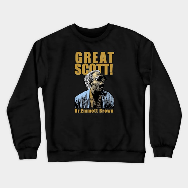 great scott! Crewneck Sweatshirt by Genetics art